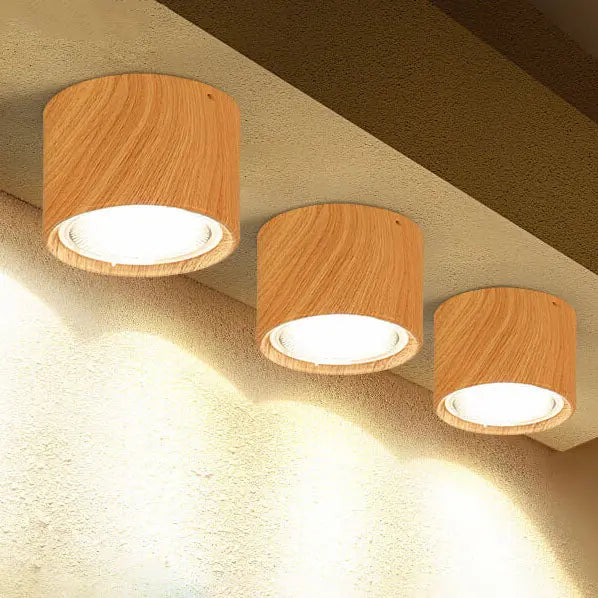 Ceiling Spotlight Cylindrical Adjustable Aim Integrated COB LED