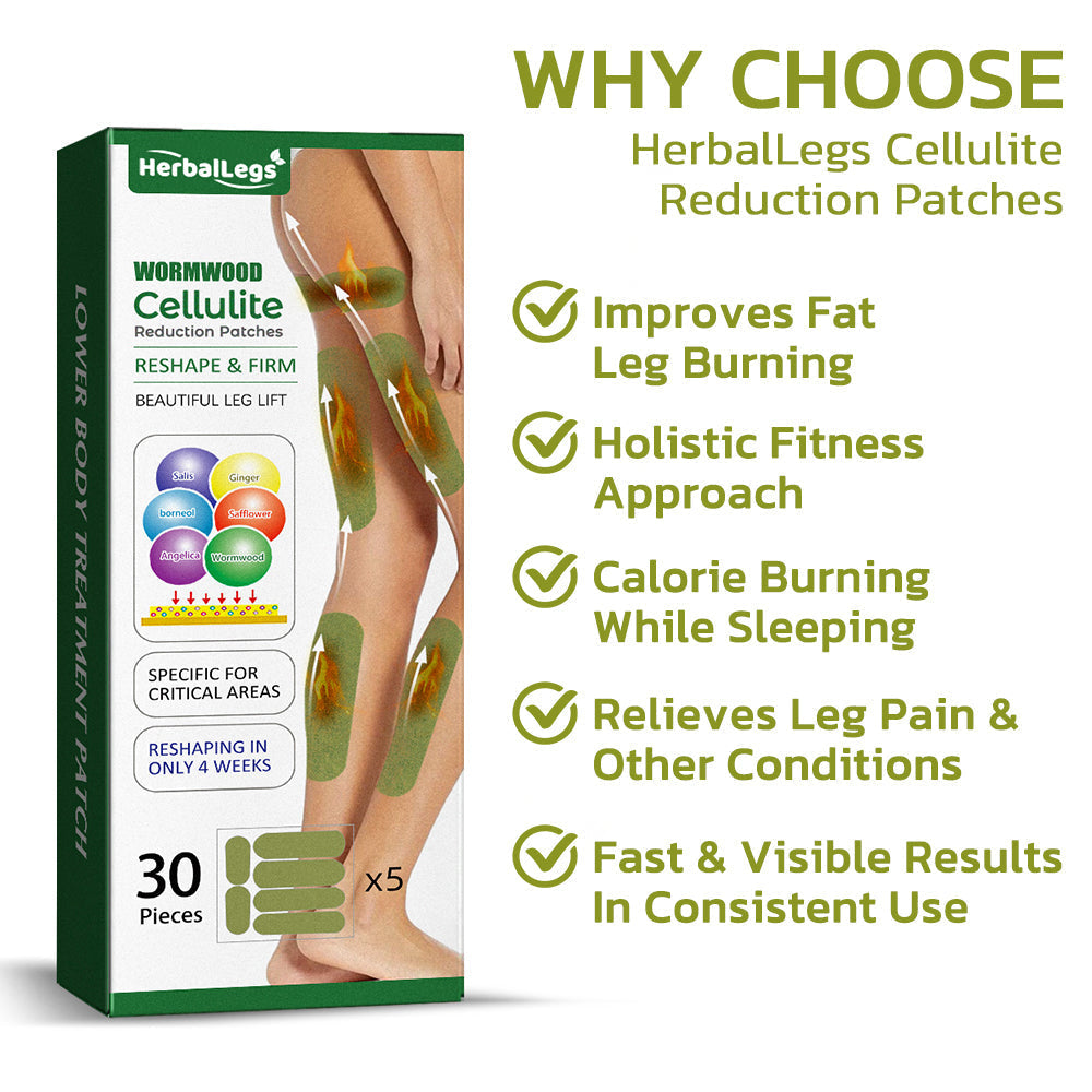 Cellulite Reduction Patches Collagen Boost Wormwood & Menthol Overnight Use