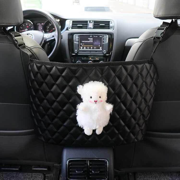 Center Console Car Organizer Durable Textile Tool-Free Installation