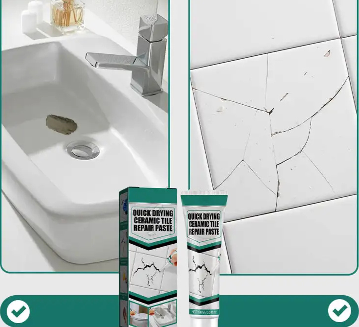 Ceramic Repair Paste Fast-Drying Heat & Water Resistant