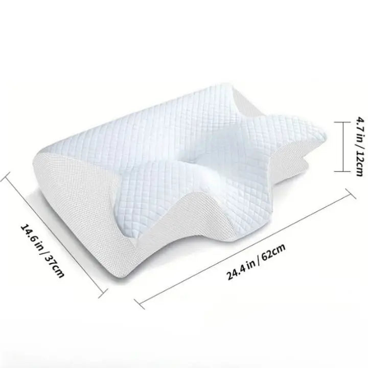 Cervical Pillow Ergonomic Memory Foam Removable Cover