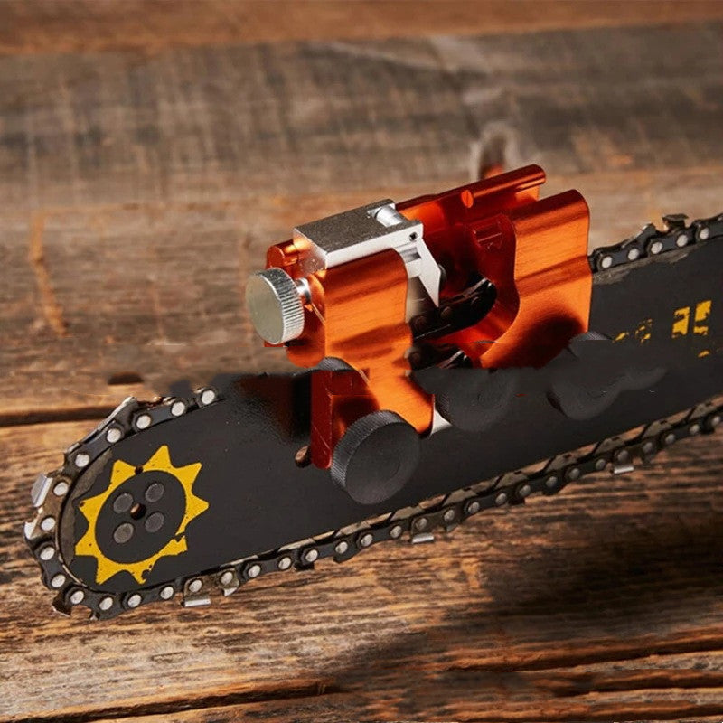 Chainsaw Sharpener Manual Compact Aluminum & Stainless Steel