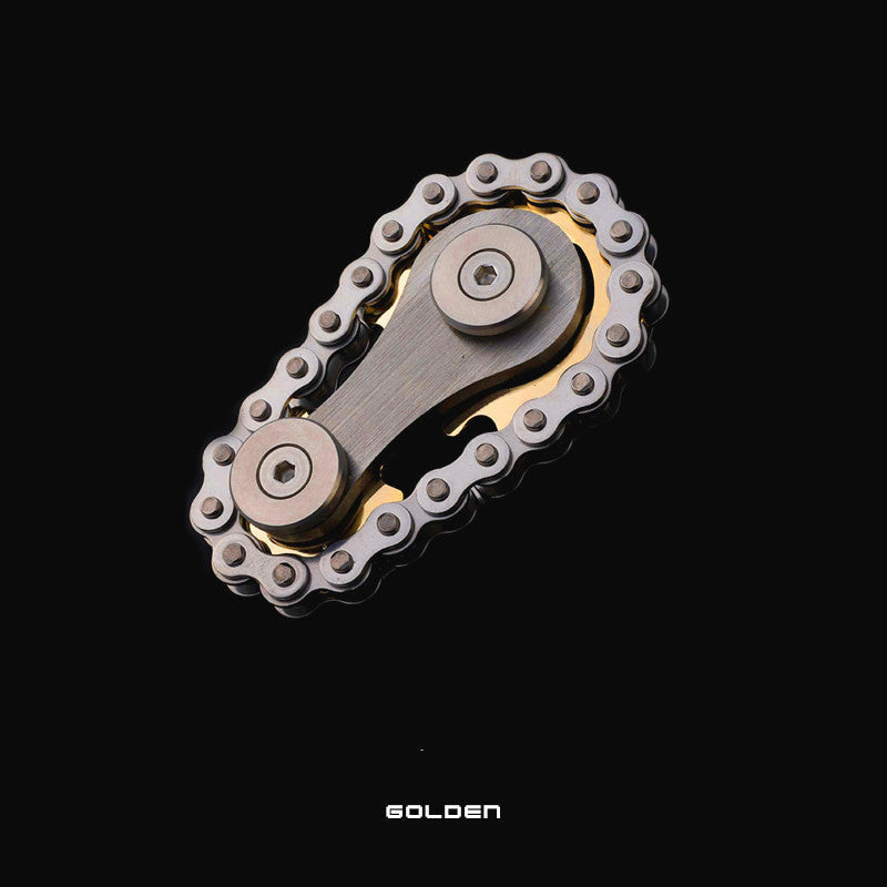 Chainwheel Fidget Toy Stainless Steel Smooth Rotating Pocket Sized