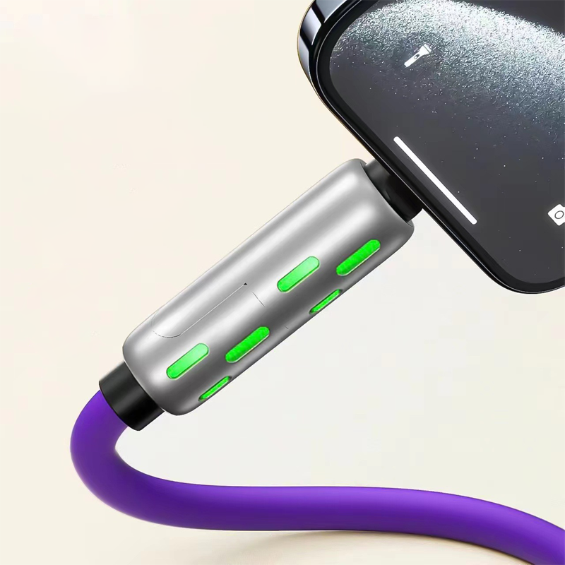 Charging Cable 4-In-1 240W Power Delivery RGB Breathing Light