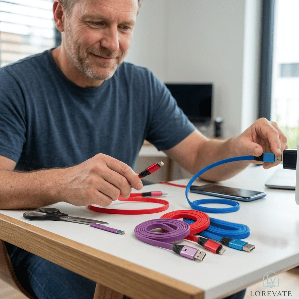 Charging Cable Cut-To-Length Universal Eco-Friendly