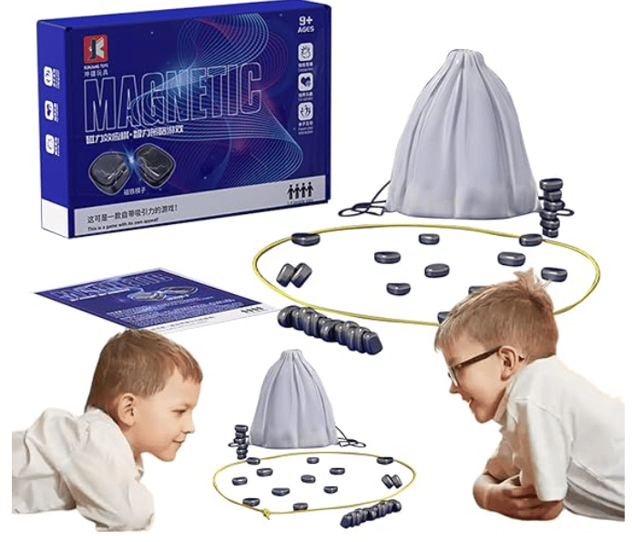 Chess Set Magnetic Pieces Compact Travel Size