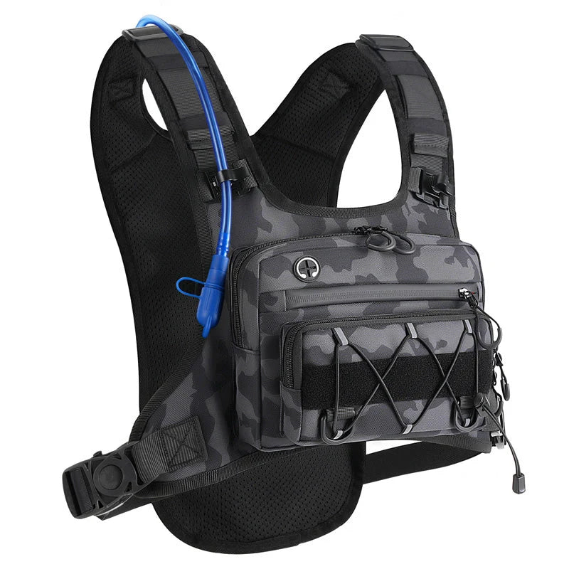 Chest Bag Ergonomic Vest Water-Repellent Tear-Resistant