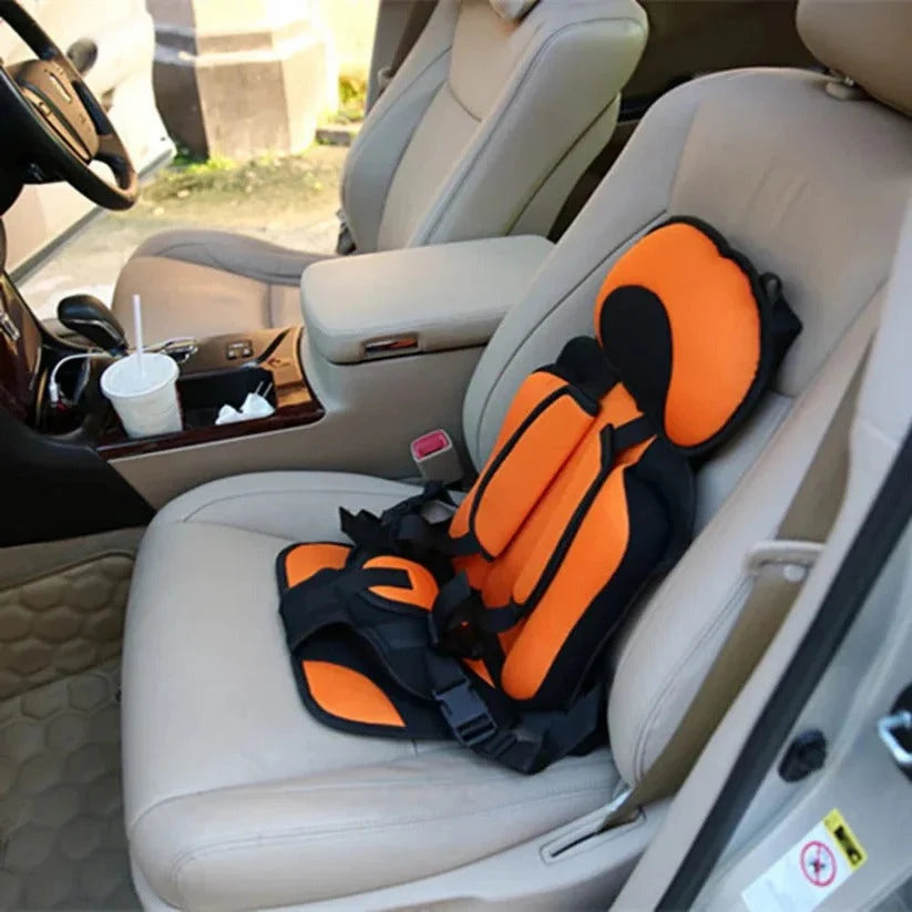 Child Travel Seat Foldable Five-Point Harness Removable Washable Cover