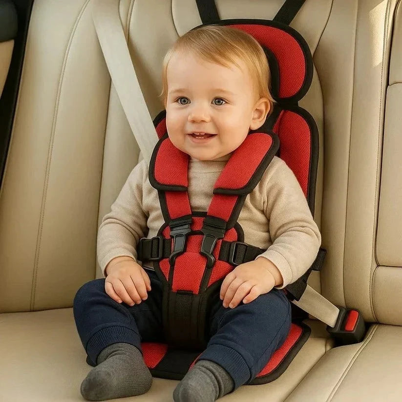 Child Travel Seat Foldable Five-Point Harness Removable Washable Cover