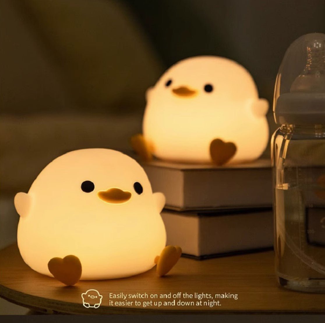 Children's Night Light Touch Control Auto Timer USB-C Rechargeable
