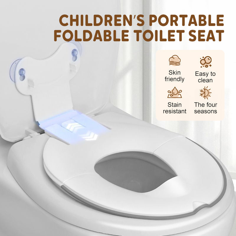 Children's Toilet Seat Foldable & Portable Non-Slip Suction