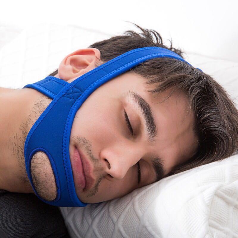 Chin Strap Anti-Snoring Adjustable Velcro Breathable Fabric