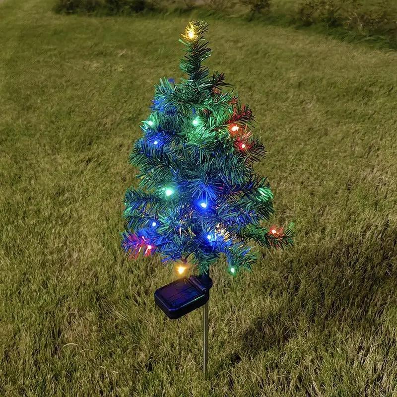 Christmas Tree Solar Warm White LED Weatherproof 75 cm