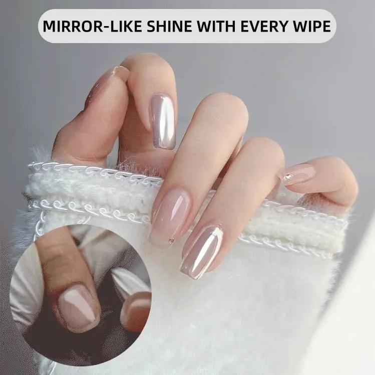 Chrome Nail Powder Mirror Shine Set of 2