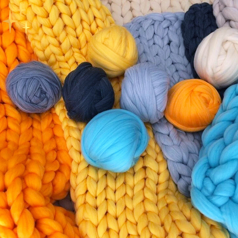 Chunky Knit Blanket Shape-Retaining 150 × 200 cm