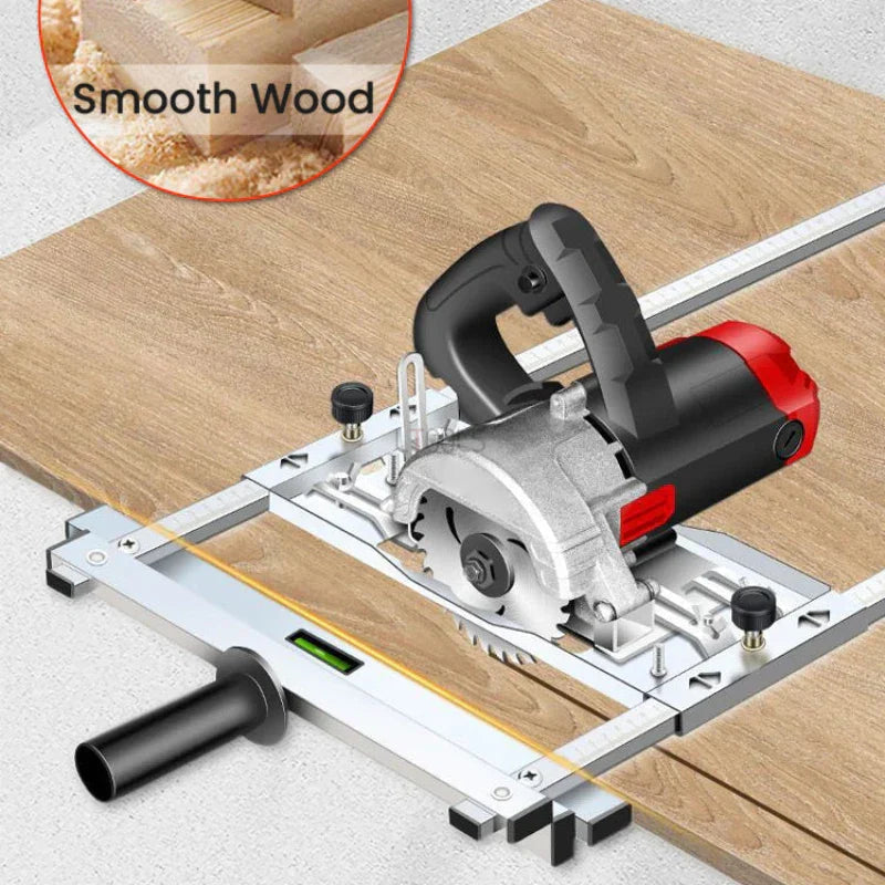 Circular Saw Guide Rail Quick-Release Adjustable 0–12.6 In