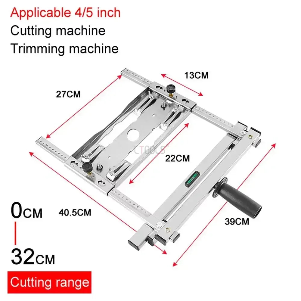 Circular Saw Guide Rail Quick-Release Adjustable 0–12.6 In