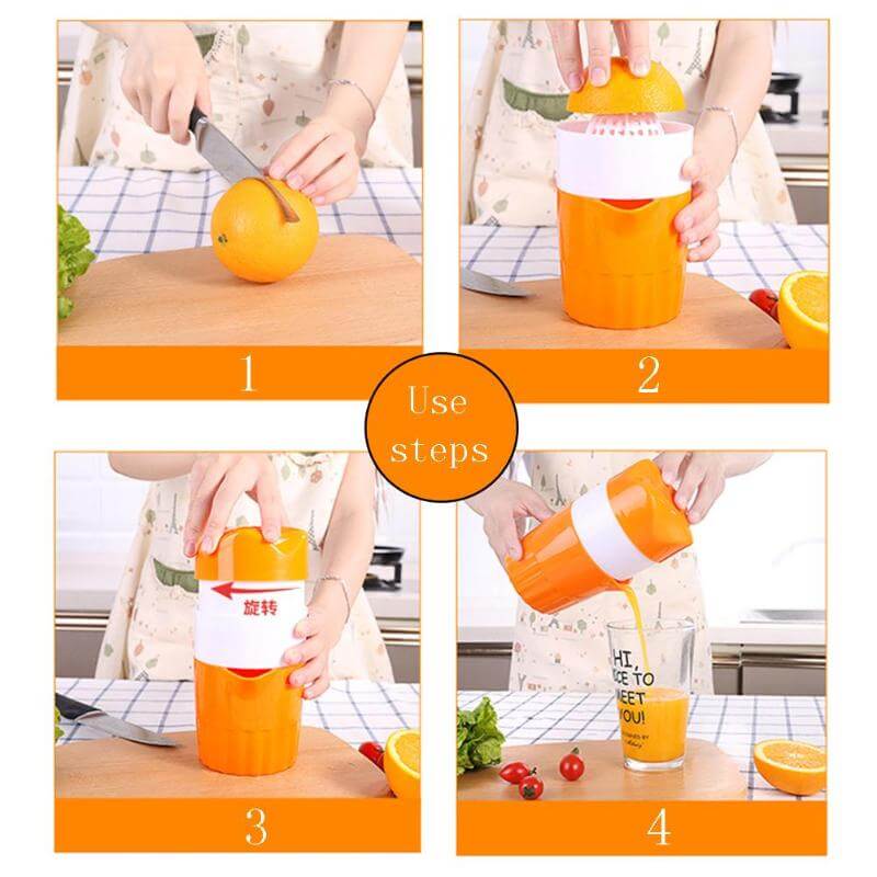 Citrus Juicer Integrated Filter & Holding Lid BPA-Free
