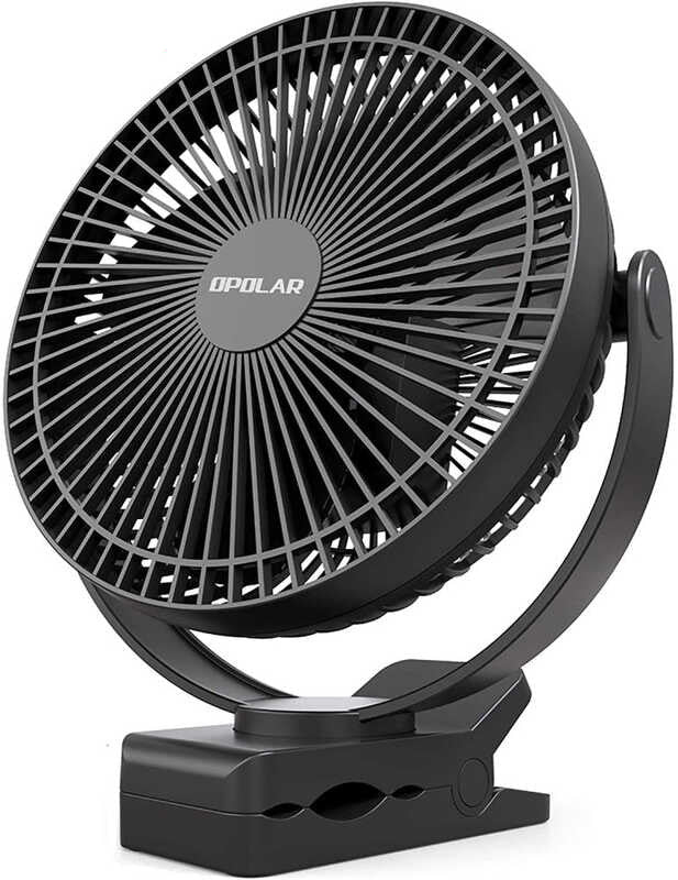 Clamp Fan 10,000 mAh USB-C Rechargeable