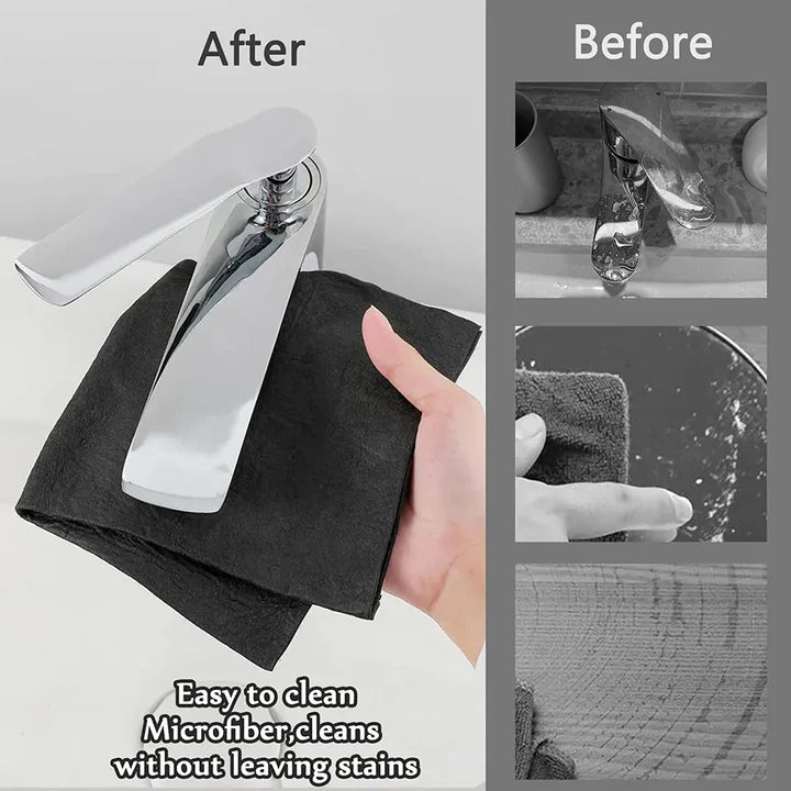 Cleaning Cloth Microfiber Streak-Free High Absorbency