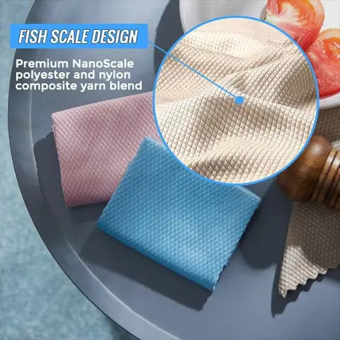 Cleaning Cloths Streak-Free Super Absorbent Quick-Drying