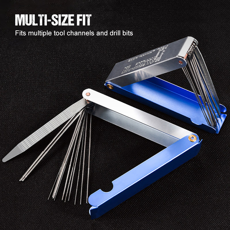 Cleaning Needle Set Stainless Steel Multi-Size Foldable Case