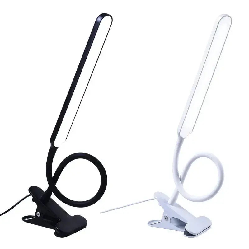 Clip Desk Lamp Dimmable Adjustable Color Temp USB Powered