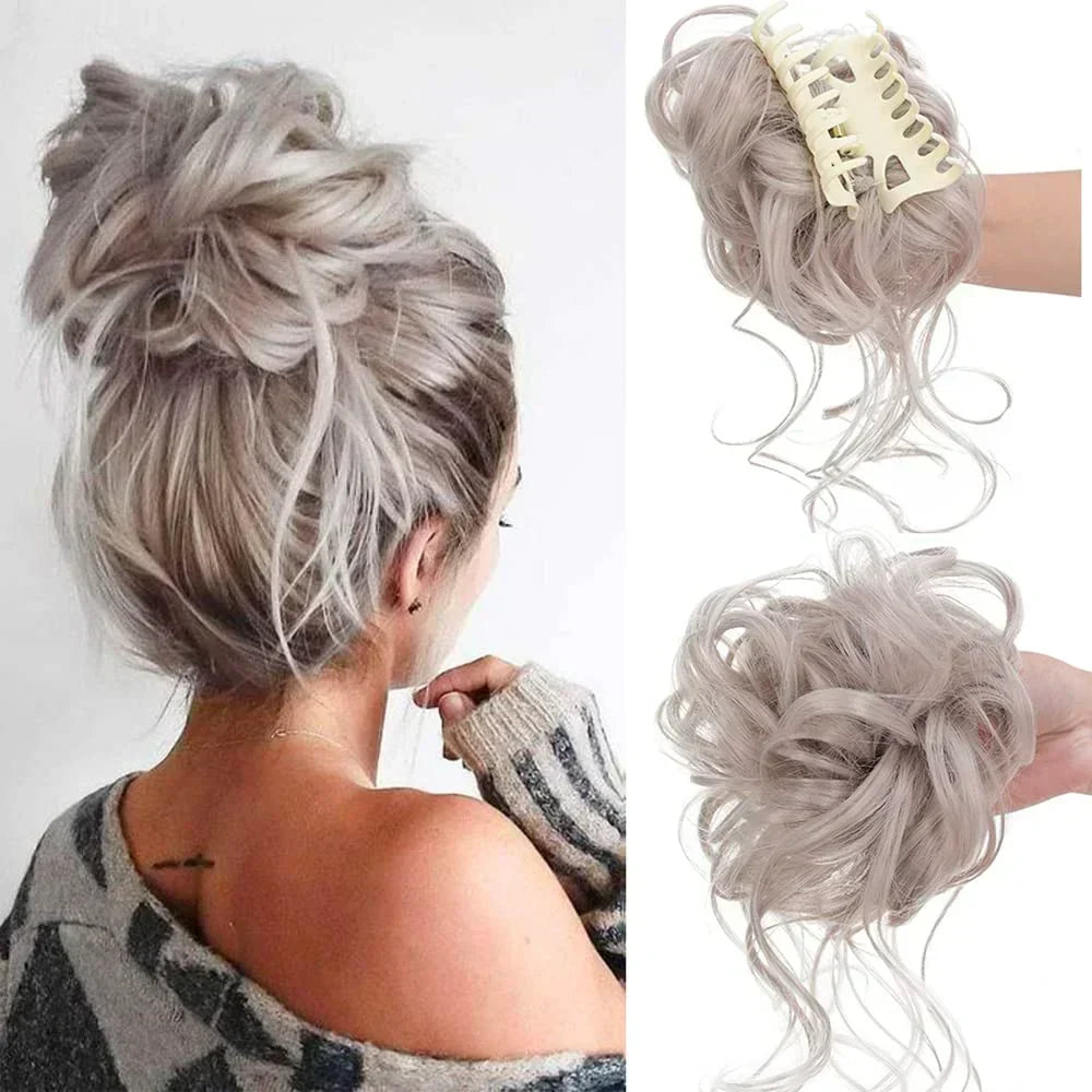 Clip-In Curly Bun Volumizing All-Day Hold