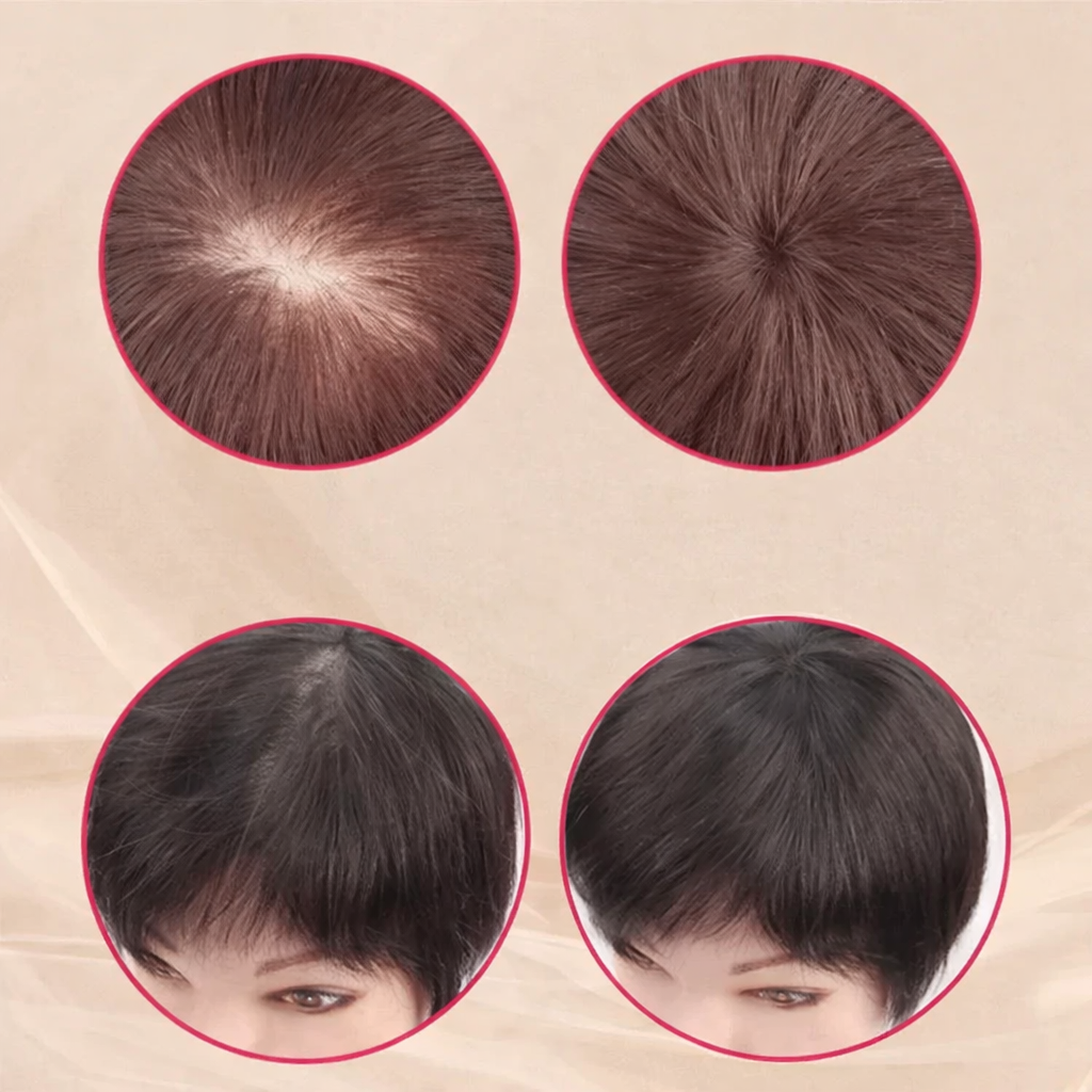 Clip-In Hair Topper Seamless Natural Look Secure Clip