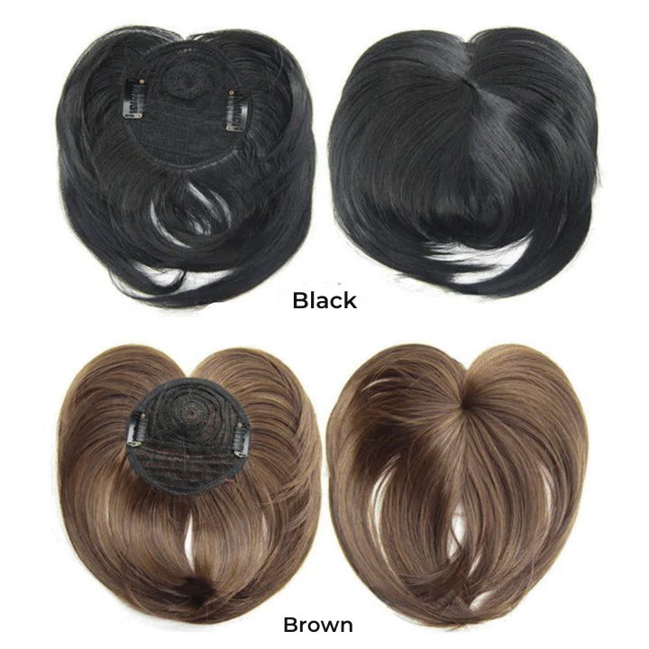Clip-In Hair Topper Seamless Natural Look Secure Clip