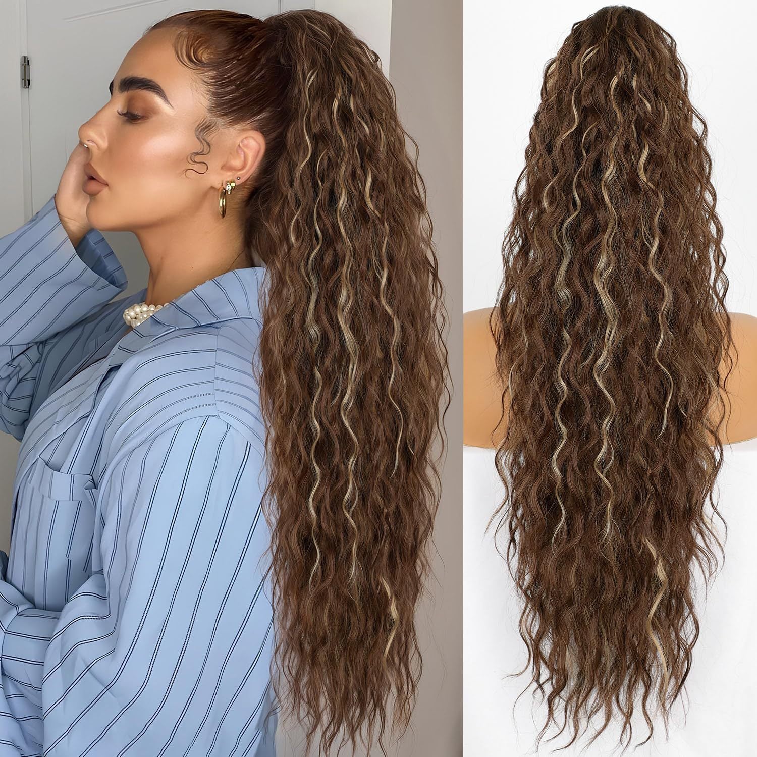 Clip-In Ponytail Extension Instant Volume & Length