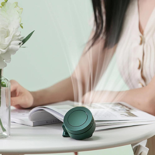 Clip-On Desk Fan 360° Rotation USB Powered