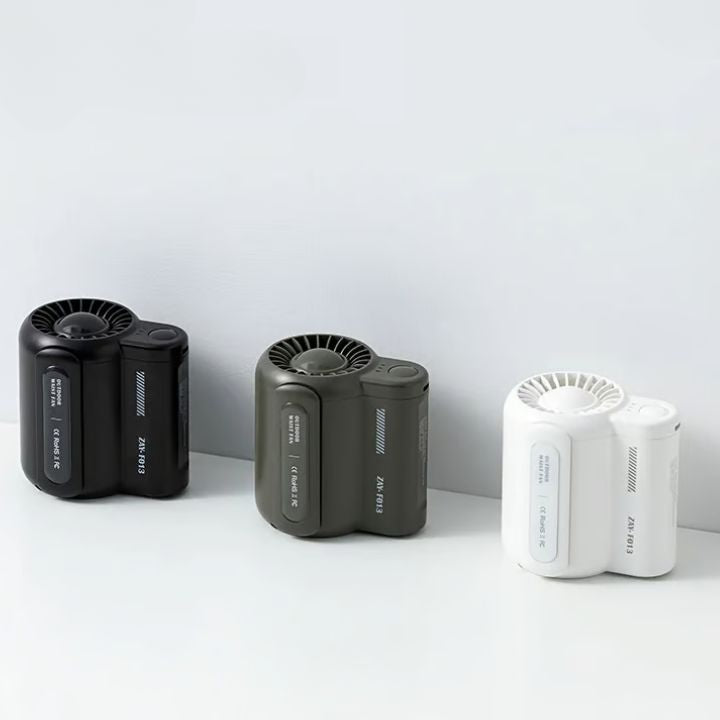 Clip-On Fan Bladeless Whisper-Quiet Up To 8 Hours