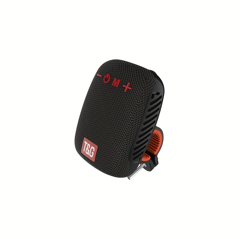 Clip-On Mini Speaker Wireless Bluetooth Rechargeable Silicone Clamp