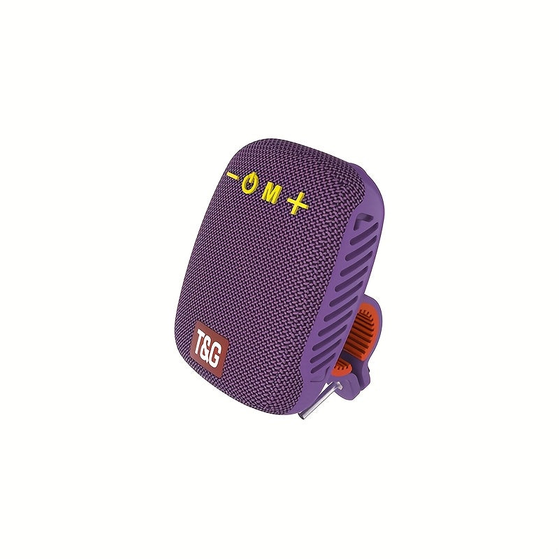 Clip-On Mini Speaker Wireless Bluetooth Rechargeable Silicone Clamp