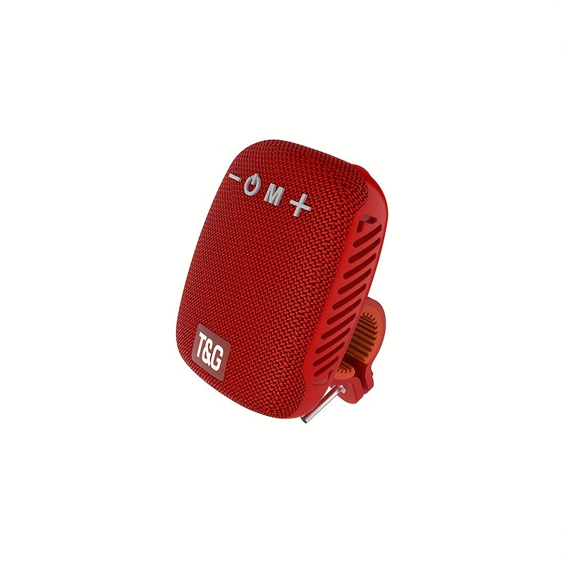 Clip-On Mini Speaker Wireless Bluetooth Rechargeable Silicone Clamp