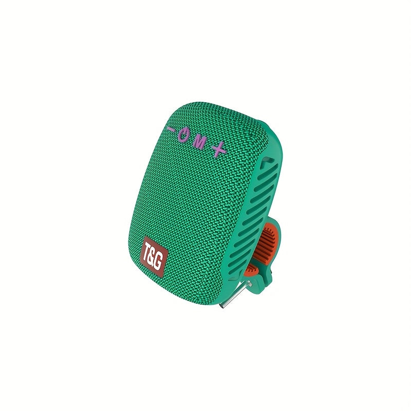 Clip-On Mini Speaker Wireless Bluetooth Rechargeable Silicone Clamp