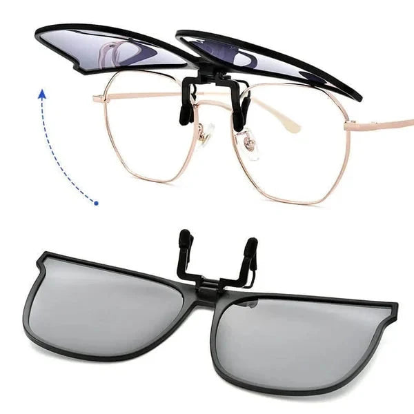 Clip-On Sunglasses Polarized Flip-Up UV400
