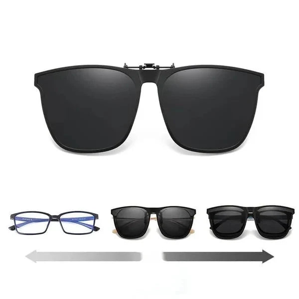 Clip-On Sunglasses Polarized Flip-Up UV400