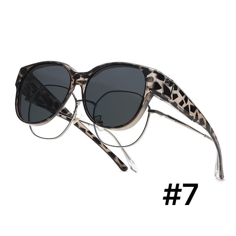 Clip-On Sunglasses Polarized & UV Protection Fits Over Glasses