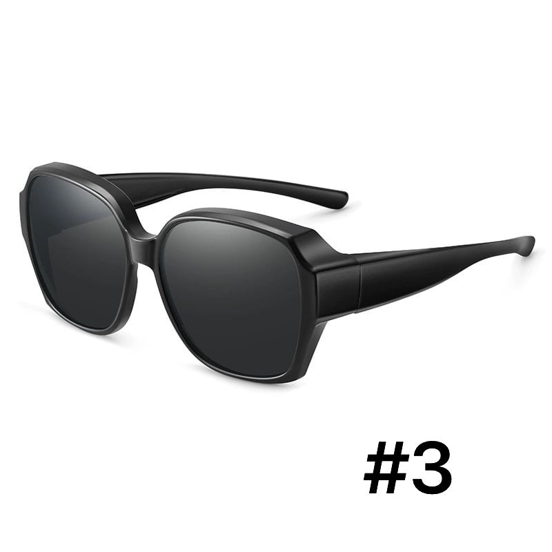 Clip-On Sunglasses Polarized & UV Protection Fits Over Glasses
