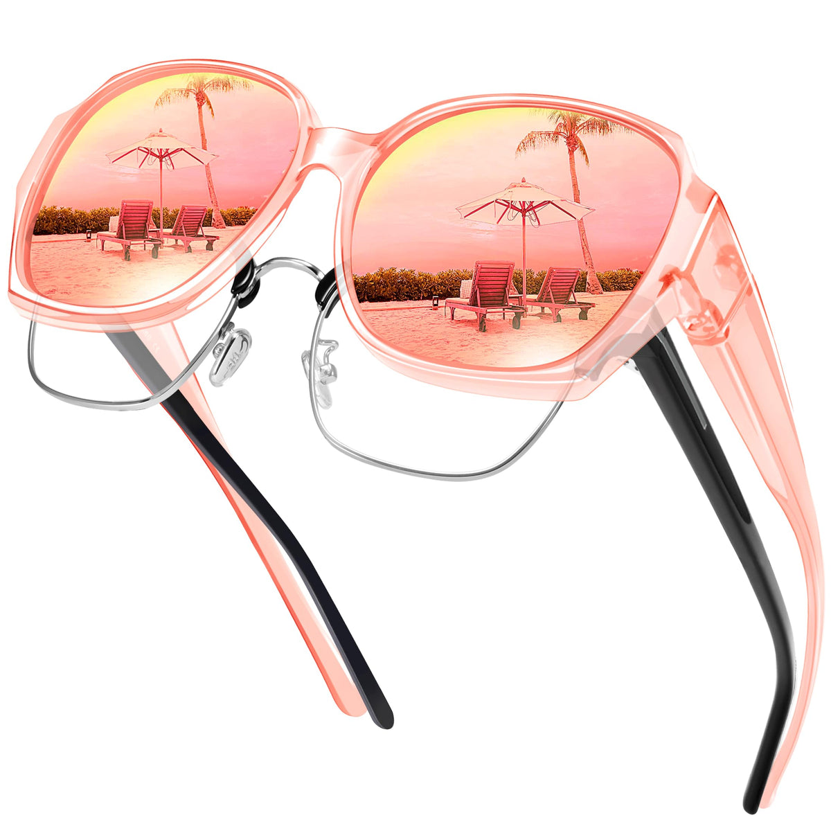 Clip-On Sunglasses Polarized & UV Protection Universal Fit