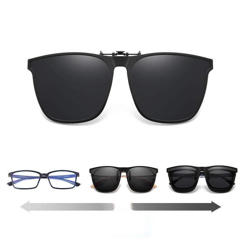 Clip-On Sunglasses Polarized UV400 Flip-Up Ultralight