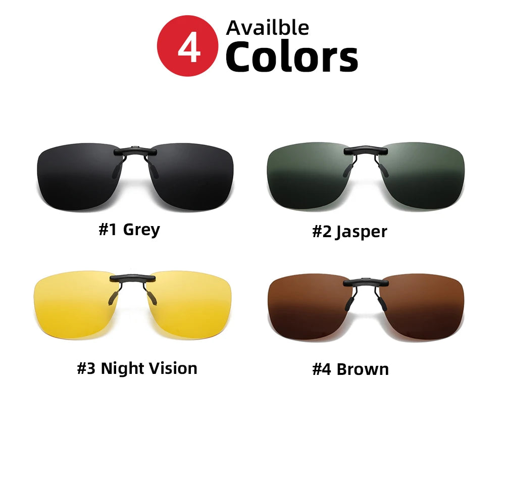 Clip-On Sunglasses Polarized UV400 Lightweight