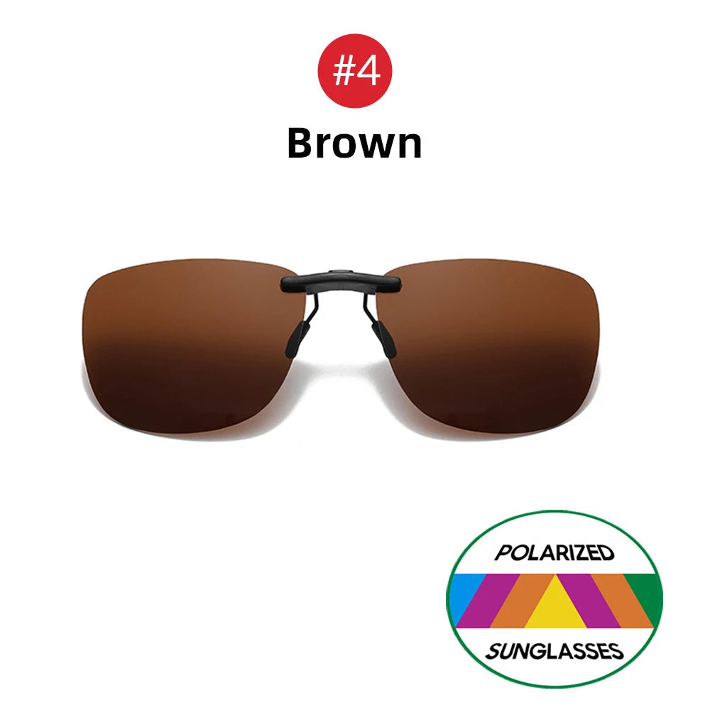 Clip-On Sunglasses Polarized UV400 Lightweight