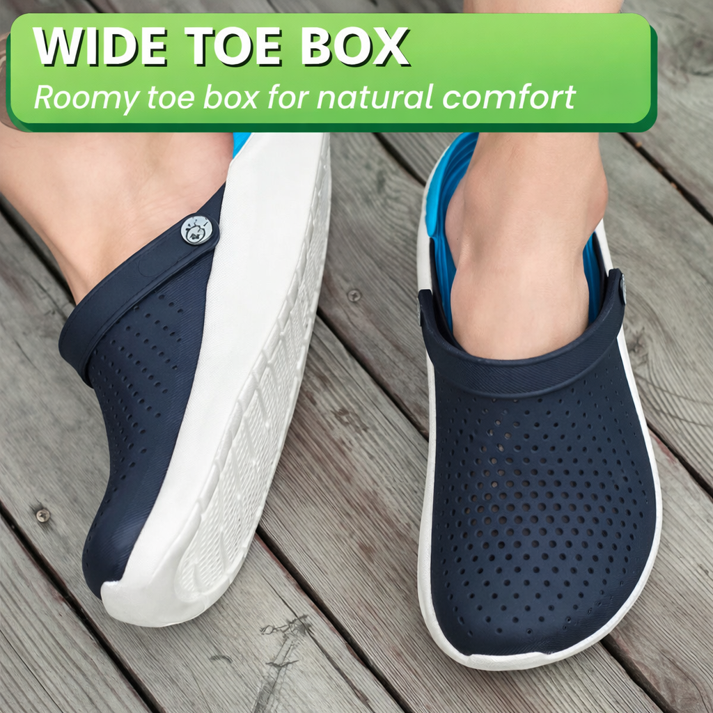 Clogs Slip-On Ergonomic Footbed Non-Slip Sole