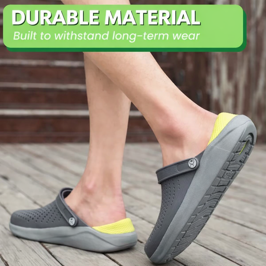 Clogs Slip-On Ergonomic Footbed Non-Slip Sole