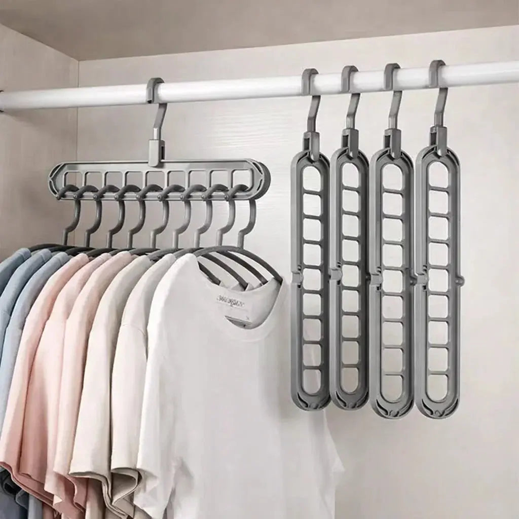 Closet Organizer Space-Saving Holds 9 Garments 3-Pack