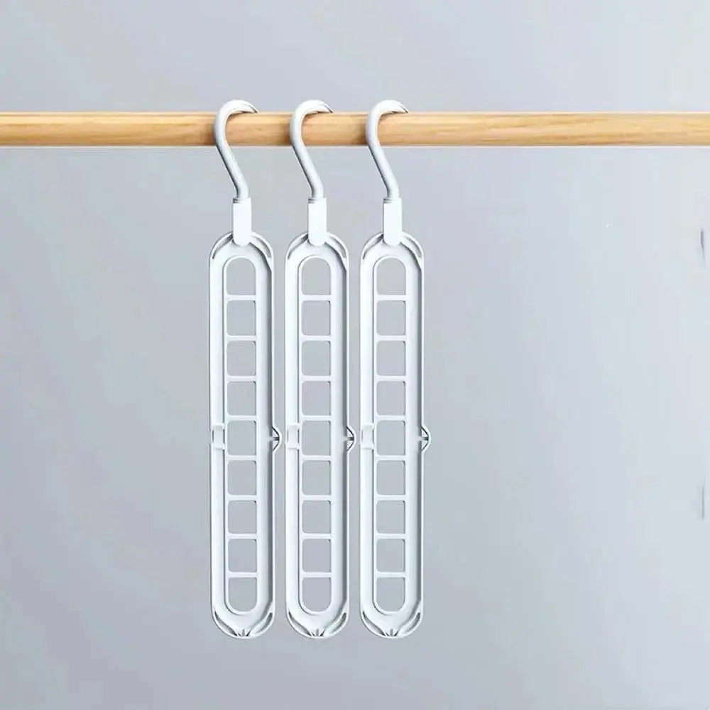Closet Organizer Space-Saving Holds 9 Garments 3-Pack