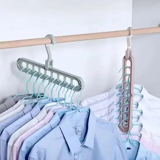 Closet Organizer Space-Saving Holds 9 Garments 3-Pack